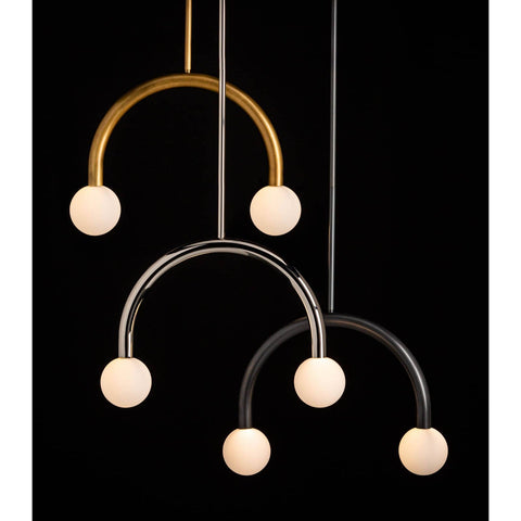 Happy Accent Arc Modern Novelty Pendant Light