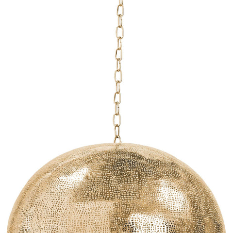 Accent Handcrafted Organic Pendant Light with Cut-Out Design