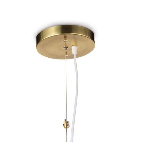 Georgian Ambient Coastal Pendant Light with Adjustable Height