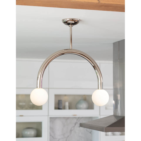 Happy Accent Arc Modern Novelty Pendant Light
