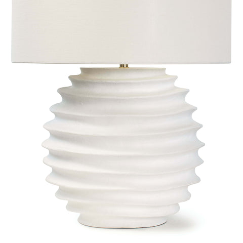 Nabu Modern Fluted Drum Accent Table Lamp