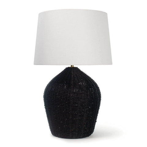 Georgian Accent Coastal Drum Table Lamp