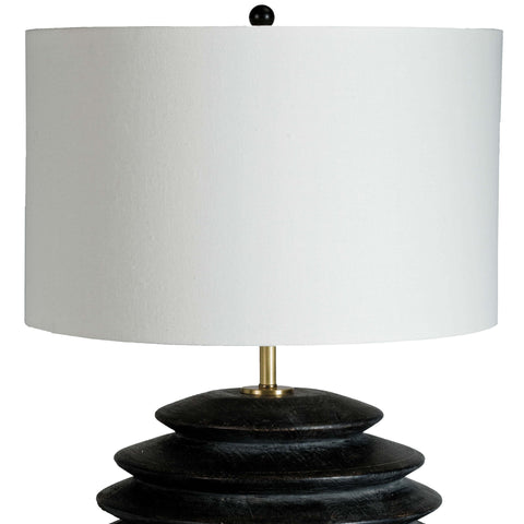 Accordion Accent Fluted Column Table Lamp Modern