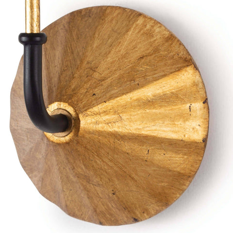 Parasol Accent Elegant Pleated Sconce Wall Light