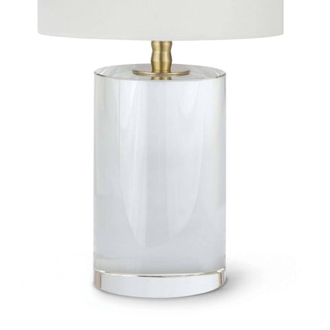 Juliet Elegant Column Table Lamp with Crystals