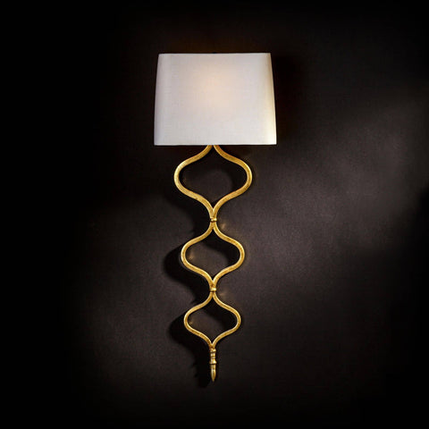 Sinuous Column Accent Elegant Sconce Wall Light