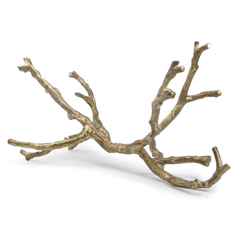 Decorating Essentials Tree Branch with Gold Leaf Finish in Organic Style