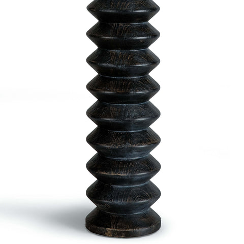 Accordion Column Fluted Modern Accent Table Lamp