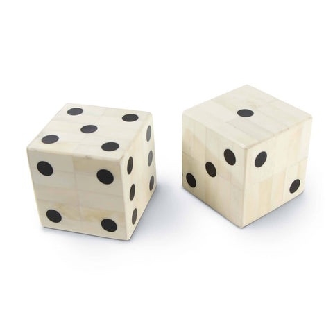 Decorating Essentials Geometric Inlay Cube Decorative Dice Set