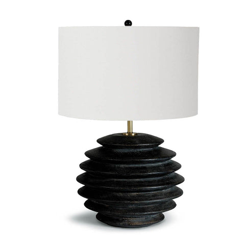 Accordion Accent Fluted Column Table Lamp Modern