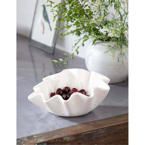 Decorating Essentials Handcrafted Asymmetrical Bowl Vase
