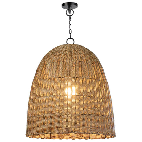 Beehive Coastal Organic Pendant Light