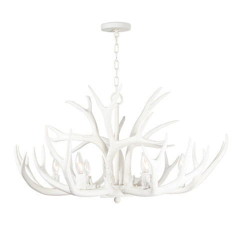 Antler Modern Rustic Candelabra Chandelier Ceiling Light