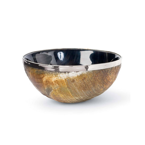 Decorating Essentials Contemporary Polished Brass Bowl Vase