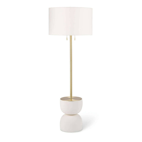 Bruno Column Floor Lamp Modern Accent Drum Design