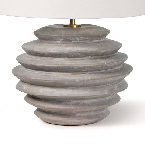 Canyon Accent Drum Table Lamp for Modern Organic Spaces