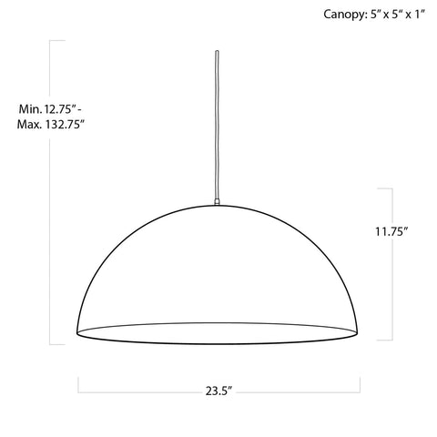 Sigmund Sleek Bowl Pendant Light for Modern Minimalist Spaces