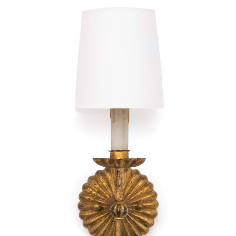 Clove Candle Sconce with Bobeche Elegant Wall Light