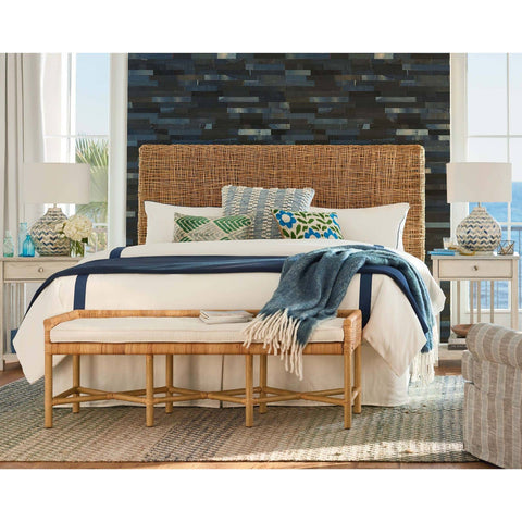 Accent Chevron Bohemian Drum Table Lamp with Inlay