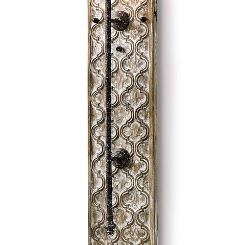 Accent Column Textured Rustic Sconce with Carving Wall Light