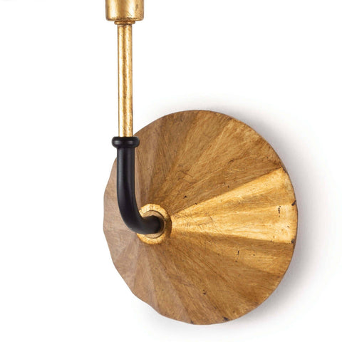 Parasol Accent Elegant Pleated Sconce Wall Light