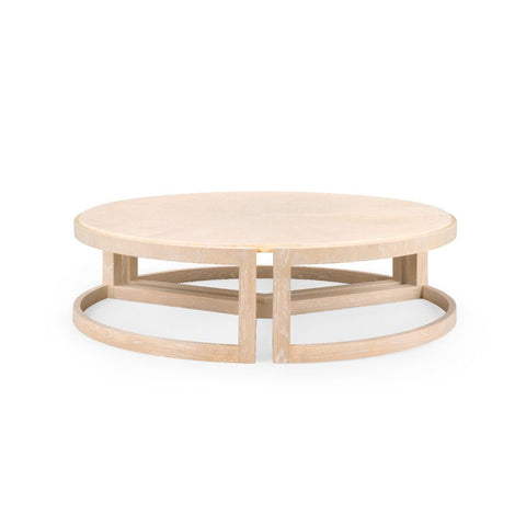 Mateo Modern Round Wood Coffee Table
