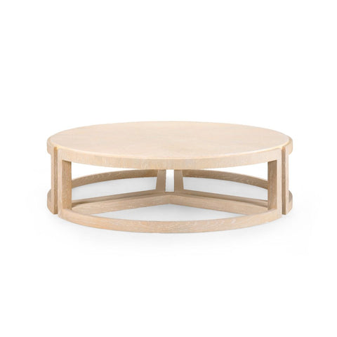 Mateo Modern Round Wood Coffee Table