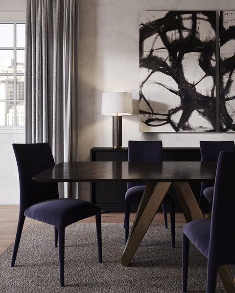 Meredith Mid Century Column Table Lamp Accent