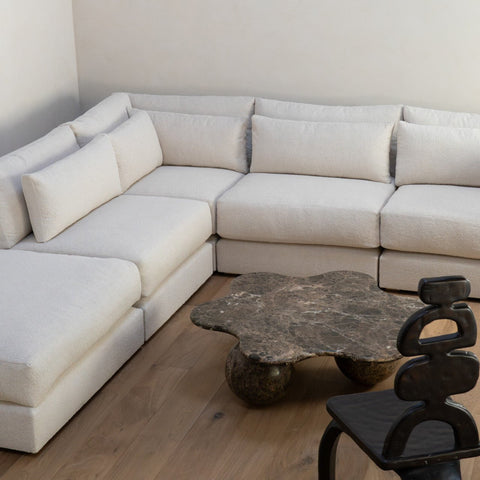 Messi Modern L-Shape Modular Sectional Sofa