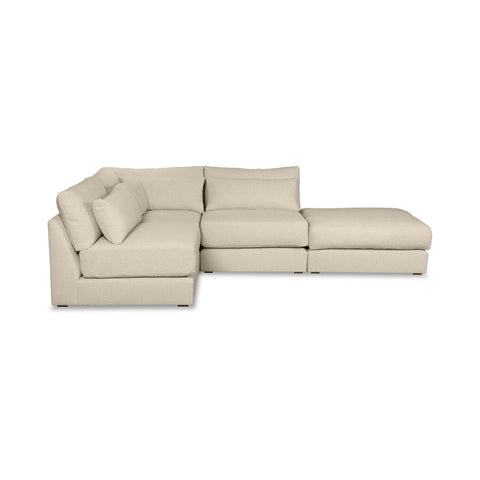 Messi Modern Low Profile L-Shape Modular Sectional Sofa