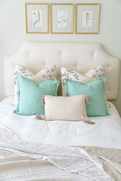 Anaya Monochromatic Contemporary Euro Fringe Throw Pillow - 26X 26