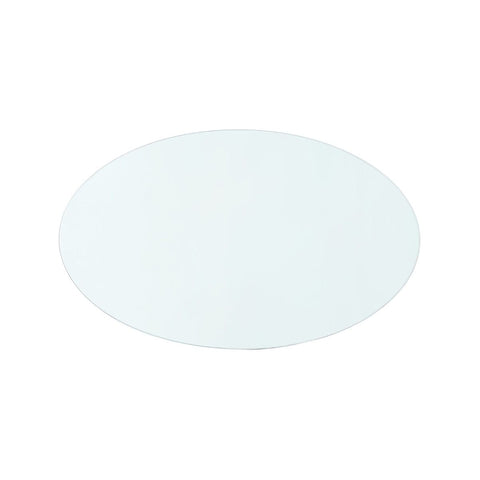 Mila Oval Solid Glass Table Accessories