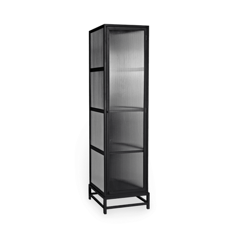 Chandler Industrial Matte Tall Cabinet