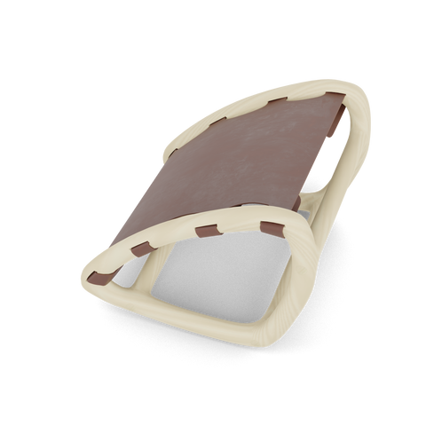 Timeless Minimalist Modern Armless Sling Chair