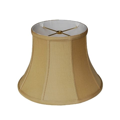 Modified Bell 100% Pongee Silk Lamp Shade - Gold