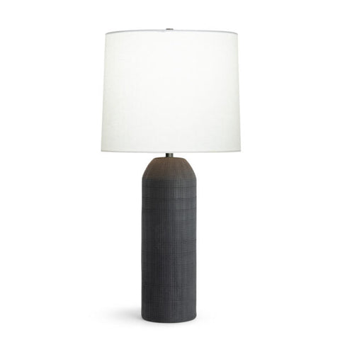 Monica Column Embossed Modern Table Lamp