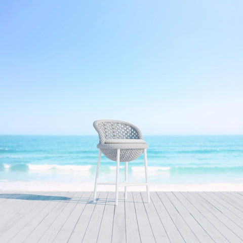 Montauk Lawn & Garden Coastal Garden Stool Outdoor Furniture