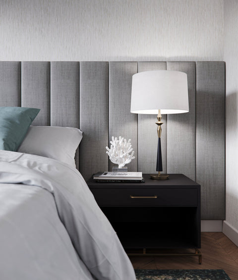 Morrison Column Drum Modern Accent Table Lamp