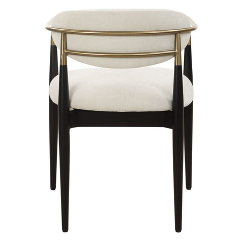 Timeless Minimalist Modern Velvet Dining Armchair