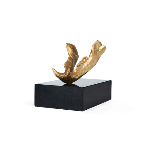 Decorating Essentials Modern Figurative Gold Leaf Sculpture