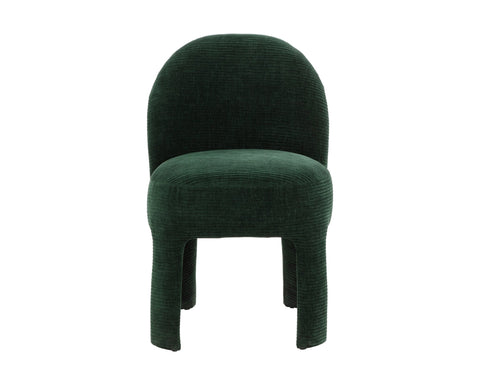 Timeless Minimalist Modern Dome Back Upholstered Dining Side Chair