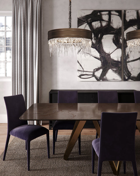 Natalie Modern Tiered Chandelier for Elegant Ambience