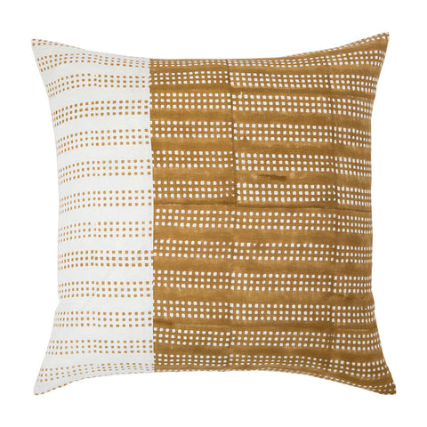 Filling Spaces Artful Traditionalist Modern Hand Block Print Accent Pillow - 18 x 18 - 20 x 20 - 22 x 22 - 24 x 24 - 26X 26 - 14 x 20 - 14 x 40 - 18 x 40 - 16 x 50