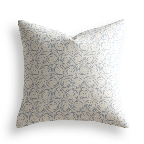 Nest Throw Pillow in Raindrop