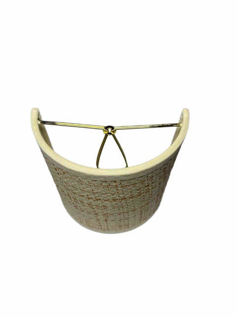 5" Raffia Half Drum with Candle Clip