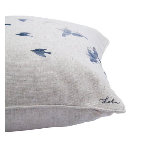 Renwil Classic Birds Graphic Euro Cushion Traditional Throw Pillow - 20 x 20
