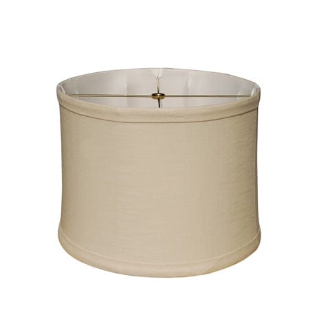 No Hug Basic Drum Fine Linen Lamp Shade - Beige
