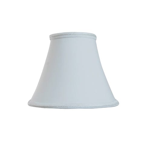 No Hug Bell (Braided Trim) Anna Rayon Lamp Shade - Off White