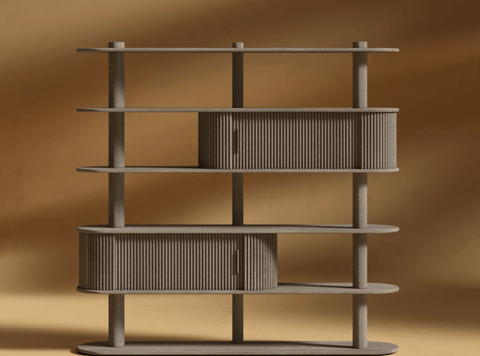 Noelle Modern Standard Bookshelf