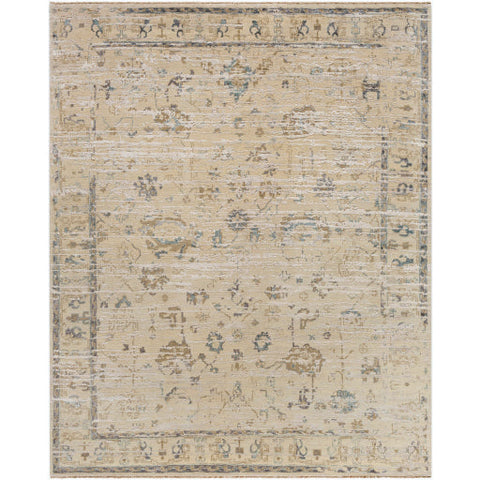 Artful Traditionalist Hand Knotted Marquis Area Rug - Rectangle
